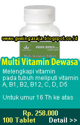 multi vitamin dewasa