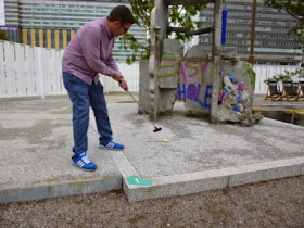 TURF Projects Putt Putt #2 Crazy Golf course at Platform Ruskin Square in Croydon