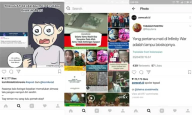 caption instagram lucu