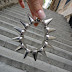 New in, silver spike cuff