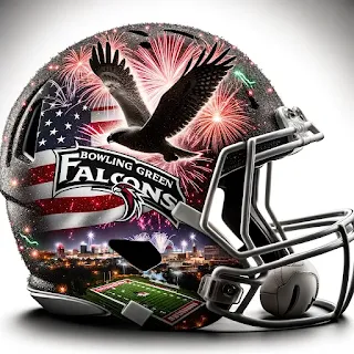 Bowling Green Falcons Patriotic Concept Helmet