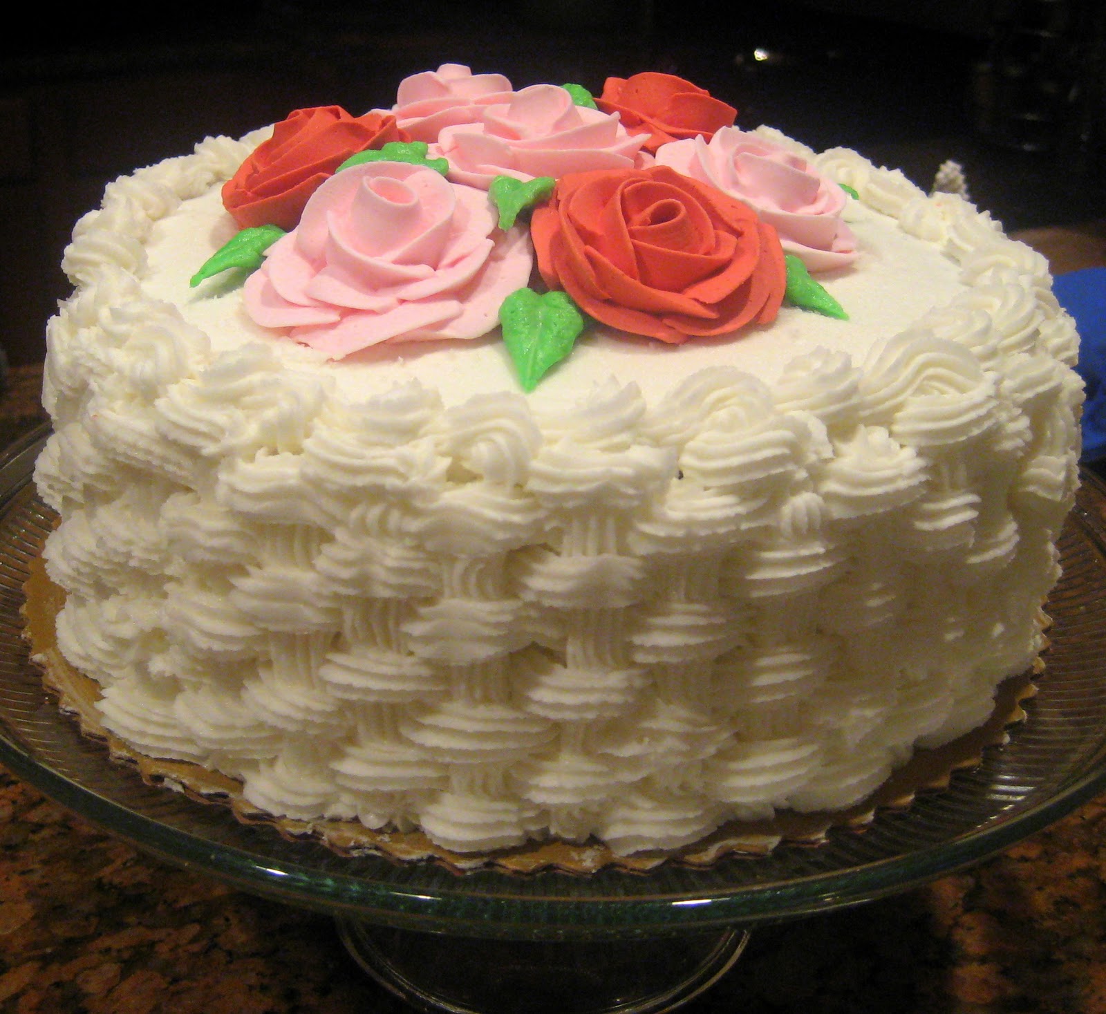 simple chocolate cake designs Wilton Flowers and Cake Design Final Cake