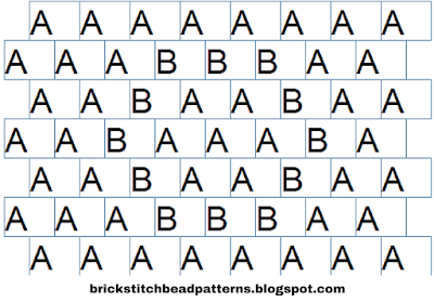 Free Brick Stitch Alphabet 1 Letter O Pattern Word Chart