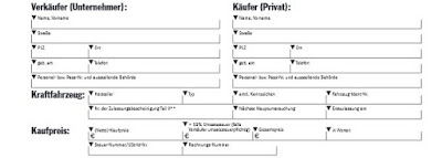 Kaufvertrag Vorlage gebrauchtes Auto