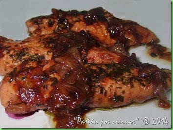 PECHUGAS DE POLLO PICANTES AL OPORTO