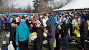 2013 Boston Marathon (bathroom lines)