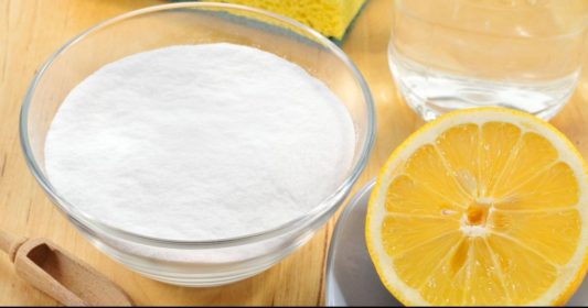 baking soda and lemon