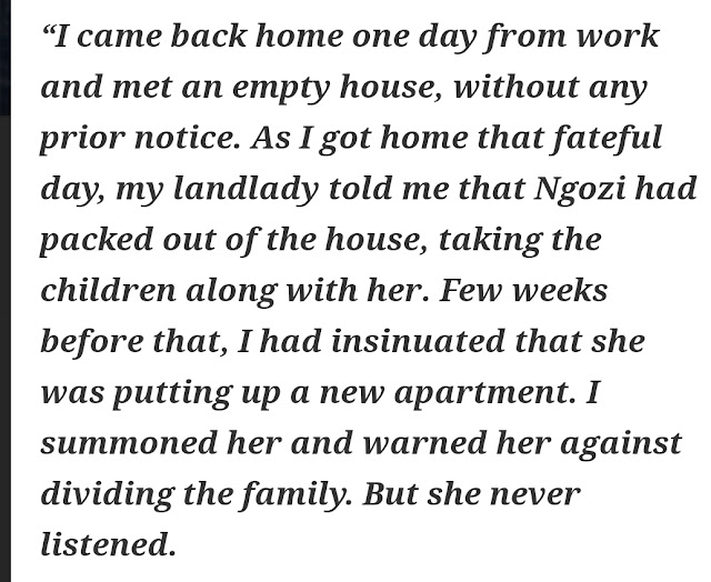 Ngozi Ezeonu divorce