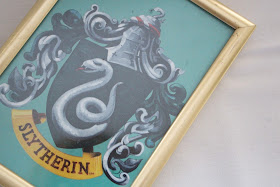 Harry potter world slytherin postcard 