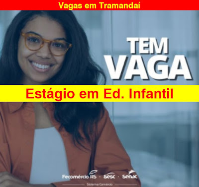 Sesc abre vagas para Estágio em Ed. Infantil em Tramandaí