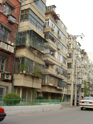 random Chinese apartment block