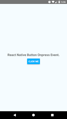 Set Button onPress Event In React Native