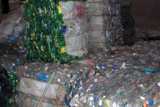 pet scrap mixed bottles