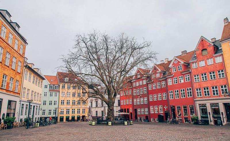 Winter in Copenhagen, Denmark’s capital,