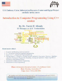 كورس لغة السي بلس بلس مجاناً - Computer Programming Using C++ free course