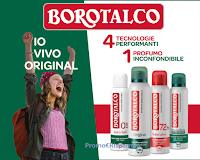 Borotalco "Io vivo original" : operazione di cashback ( fino a un massimo di euro 6,95)