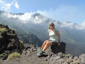 veduta sull'Etna e la valle del bove