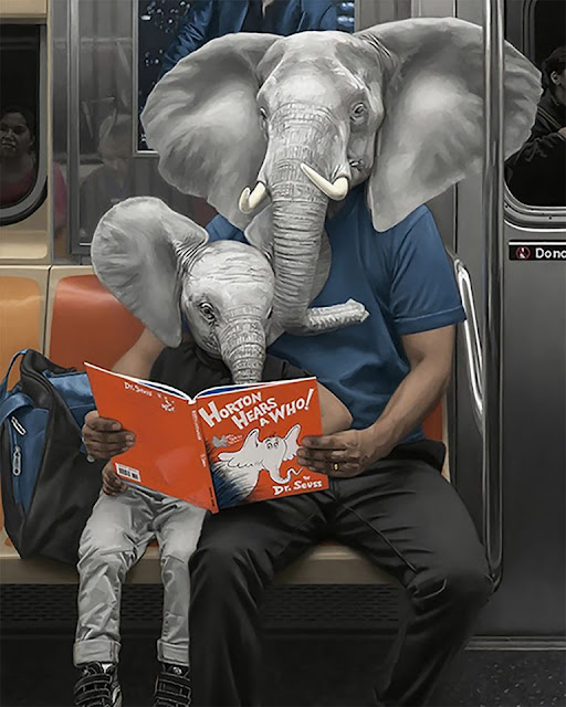 New York un Zoológico sin jaulas Las pinturas surrealistas de Matthew Grabelsky