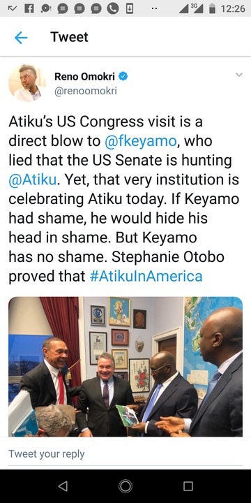 Atiku's Visit To US Congress: Keyamo Should Hide His Head In Shame - Reno Omokri