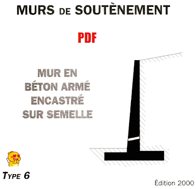 Mur en béton armé encastré sur semelle