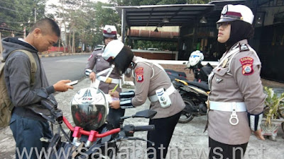 Sasar Pelajar, Polres Pinrang Tilang Pelajar Yang Tidak Tertib Lalulintas