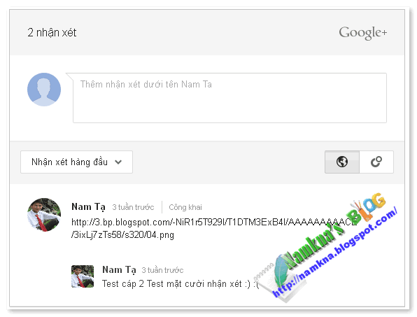 Thêm comments của googleplus cho custom blogger templates