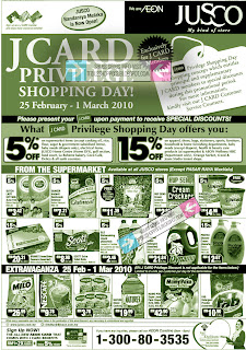 JCard Privilege Shopping Day