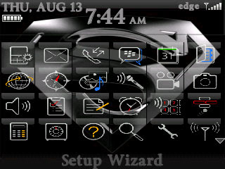 Tema Superman untuk BlackBerry Curve 8300, 8310, 8320, dan 8330