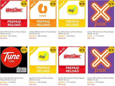 20% Discount on Reload Hotlink, Digi, Xpax, Tune Talk & U ...
