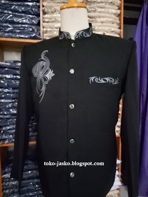 Jasko Bordir Burung Motif JT 19 Hitam Jasco Tasik Jasko Bordir Burung Motif JT 19 Hitam Jasco Tasik