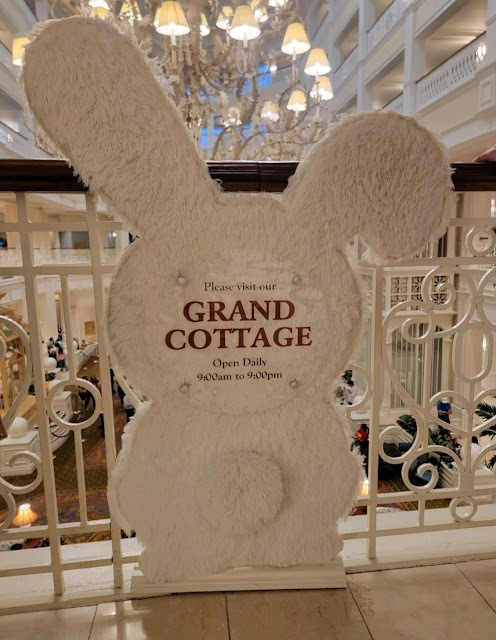 Easter decorations at Disney's Grand Floridian Resort