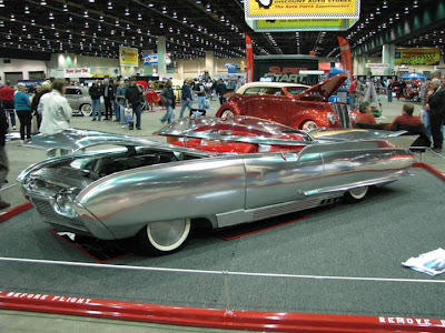 Customer 1962 Ford Thunderbird with bubbletop at Detroit Autorama