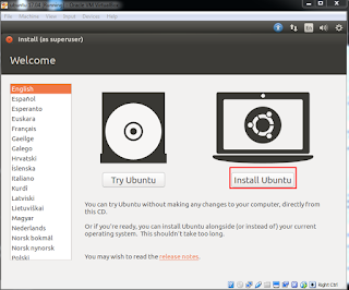 proses install ubuntu