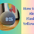 How to stop Alexa flashing yellow light