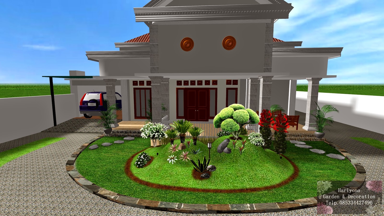 Desain Gambar Landscape 3D JASA HIAS TAMAN