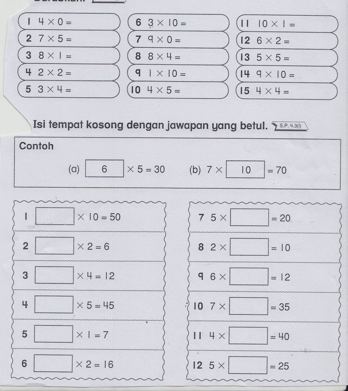 Kelas Tuisyen & Iqra': MATEMATIK TAHUN 2