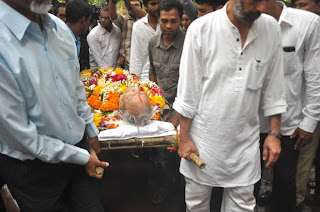 Bollywood Celbs attend the Pran's Last Journey