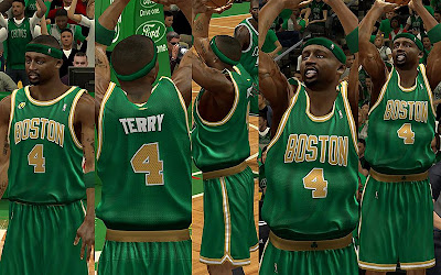 NBA 2K13 Boston Celtics St. Patrick's Jersey Mod