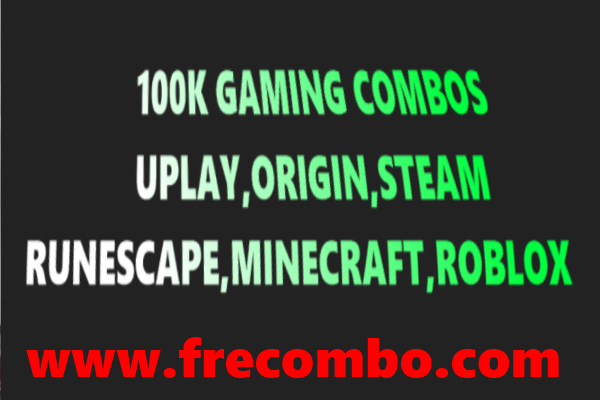 100k Gaming Combos Uplay Origin Steam Runescape Minecraft Roblox - hqprivate get free robux