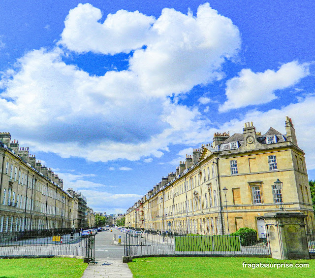 Great Pulteney Street em Bath, Inglaterra