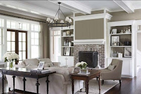 brick fireplace southern living palmetto bluff home