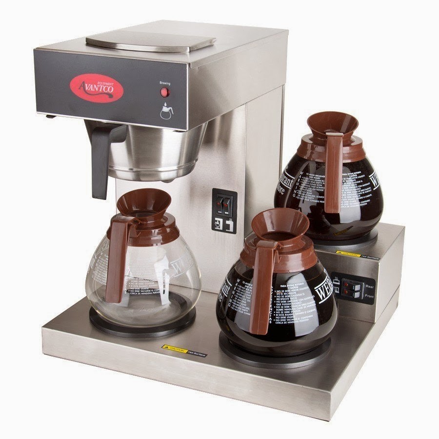 Avantco C30 Pourover Commercial Coffee Maker with 3 Warmers - 120V
