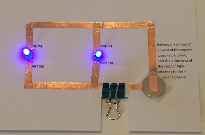 Paper circuits for kids program