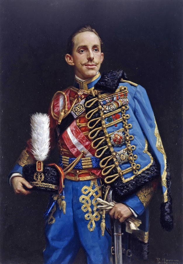 Román Navarro García de Vinuesa, Retrato de Alfonso XIII por Román Navarro García de Vinuesa , Alfonso XIII , Retratos de Román Navarro García de Vinuesa , Pintor español, Retratos de Alfonso XIII, Retrato de Felipe VI, Retratos de Felipe VI, Felipe VI, Cuadro de Felipe VI, Nuevo retrato de Felipe VI, Familia Real Española, Leonor de Borbón, Sofía de Borbón