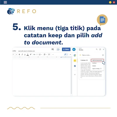 Tips kolaborasi antara Google Docs dan Google Keep.