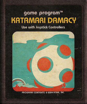 Katamari Damacy Atari retro Art Arte 2600 Cartucho Atari 2600