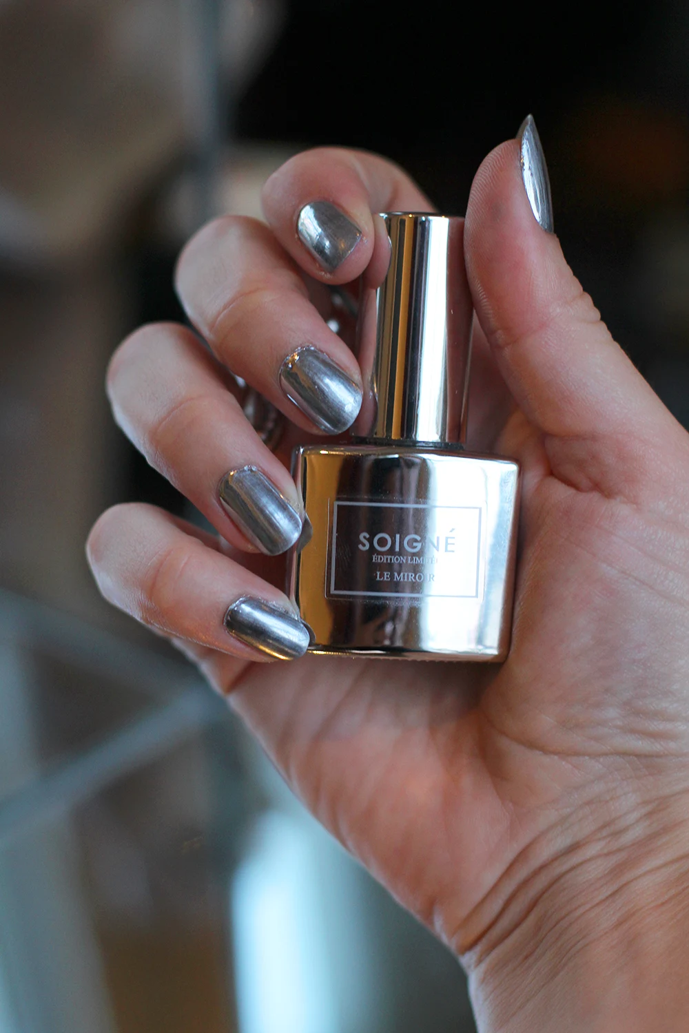 Soigne Le Miroir mirror shine nail varnish - UK beauty blog