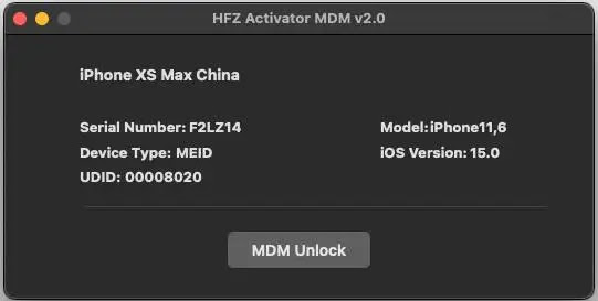 HFZ Activator MDM V2.9 Mac Tool (2024)
