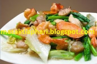 capcay goreng sederhana