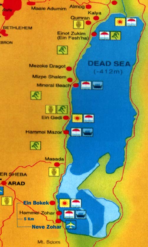 Dead Sea Map